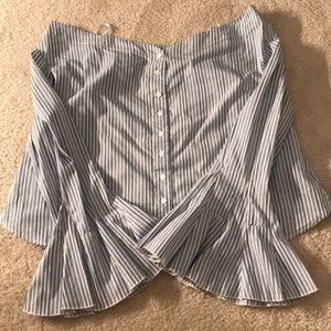 Brand new Free People top with belled sleeves